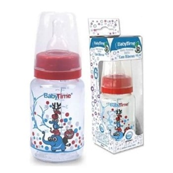 Babytime Bt081 Mini Pp Biberon Silikon Kiraz Uçlu 60cc Karma Renk