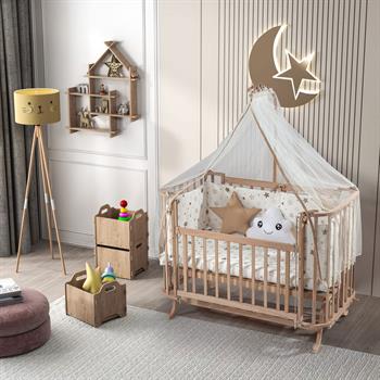 Bebekonfor Doğal Mabela Anne Yanı Beşik 