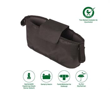 Been Baby Stroller Organızer Bag/bebek Arabası Organizer Çanta Black