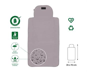 Been Portable Dıaper Changıng Mat/pratik Alt Açma Matı Gri
