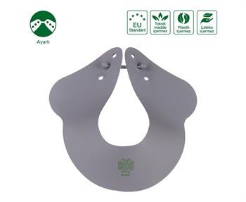 Been Sılıcone Baby Shower Cap Bath Vısor/silikon Banyo Siperliği Gri