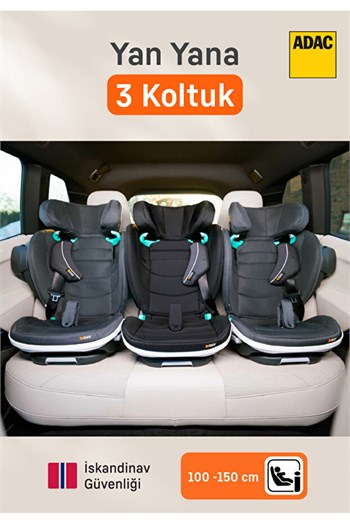 Besafe Flex Fıx 2 15-36 Kg Isofixli Oto Koltuğu Metalic Melange