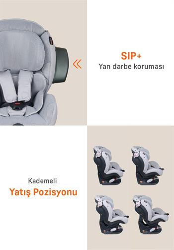 Besafe İzi Comfort X3 9-18 Kg. Oto Koltuğu - Anthracite Mesh Anthracite Mesh