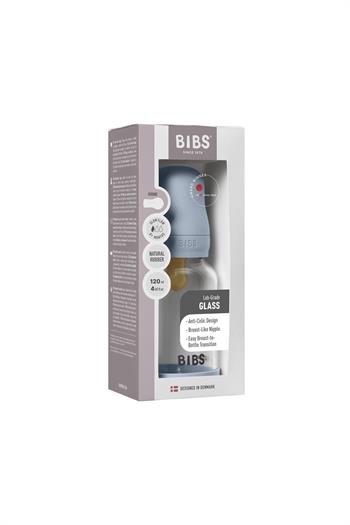 Bibs Baby Bottle Comp  Set Cam Biberon Baby Blue 120ml