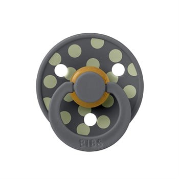 Bibs Studio Polka Big Emzik-Iron Sage 6+ay