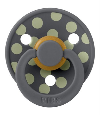 Bibs Studio Polka Big Emzik-Iron Sage 0-6 Ay