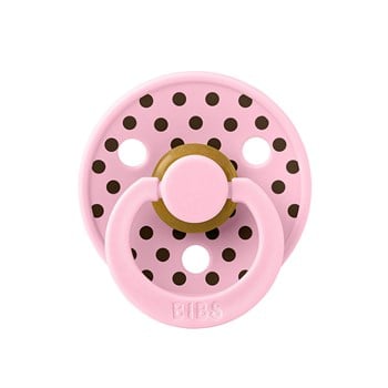 Bibs Studio Polka Small Emzik-Babypink Mocha 0-6ay