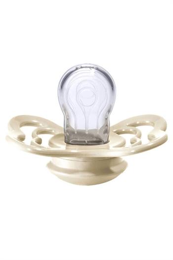 Bibs Supreme Silikon Emzik Ivory Krem 6+