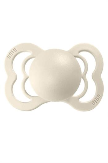 Bibs Supreme Silikon Emzik Ivory Krem 6+