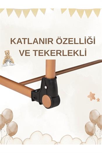 Ciciko C-1160 Gold Plus Anne Yanı Beşik Kahverengi