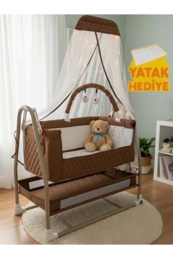 Ciciko C-1160 Gold Plus Anne Yanı Beşik Kahverengi