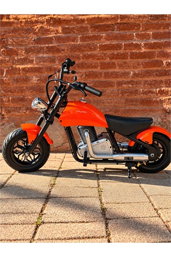 CityMate 36V 180W Chopper Akülü Motor Elden Gazlı Dumanlı Şişme Lastikli Lityum pilli CMT, one size Turuncu
