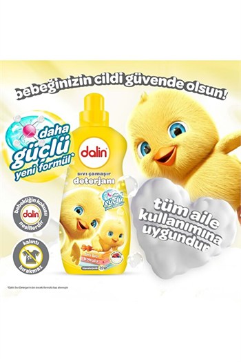 Dalin Çamaşır Deterjanı 1.5LT Bıcı Bıcı Kokulu (Hassas ve Hipoalerjenik Formül)