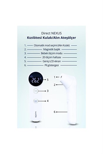 Direct NEXUS Dual Kulak&Alın Ateş Ölçer
