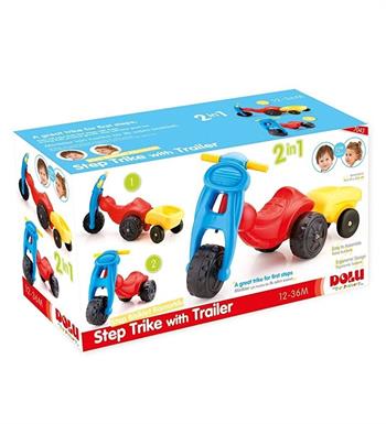 Dolu 3 Tekerlekli Römorklu Bingit Araba (Kalktı)