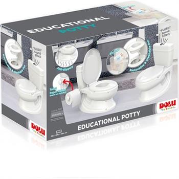 Dolu Nuve Potty Lazımlık 2İn 1- Gri
