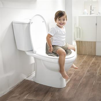 Dolu Nuve Yüksek Sırtlık Tuvalet Eğitim Koltuğu Gri
