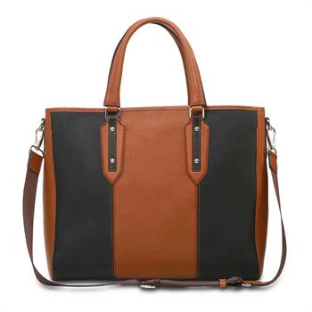Eensy Weensy Stylish Flexy Handbag Black-Camel