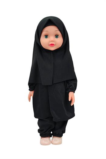 Global Toys Tesettürlü Meryem Bebek – 45 Cm  Yumuşak Kumaşlı Karma Renk