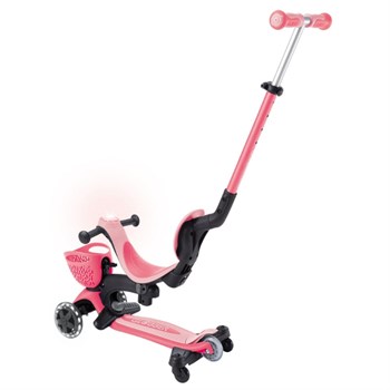 Globber Go Up Baby 360 Işıklı Scooter - Koyu Pastel Pembe 844-210
