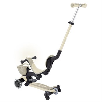 Globber Go Up Baby 360 Işıklı Scooter - Koyu Bej 844-466