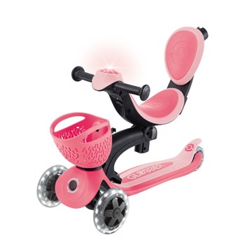Globber Go Up Baby 360 Işıklı Scooter - Koyu Pastel Pembe 844-210