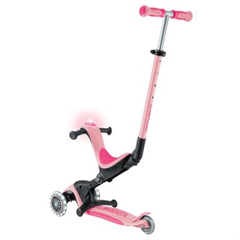 Globber Go Up Deluxe Işıklı Scooter - Pastel Pembe 646-710