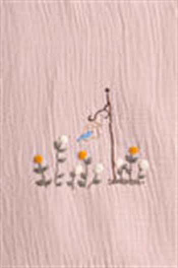 Kanz - 4 Kat Hand Made Fırfırlı Müslin(knz-020) 152.01.0271.Pudra-------
