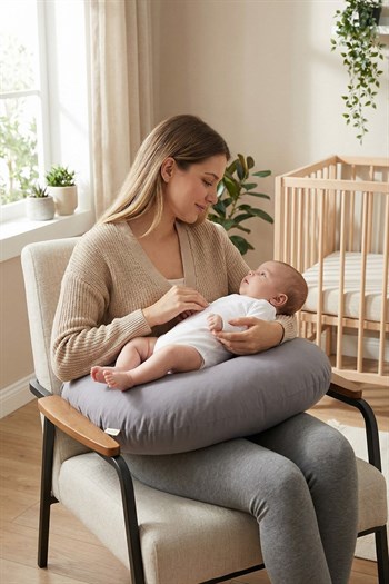 Kanz Bebek Emzirme Minderi Knz-036 Antrasit