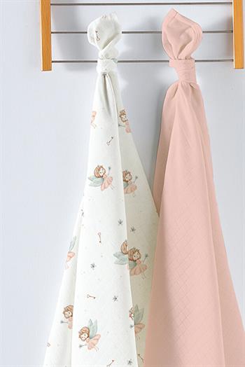 Kanz Çok Amaçlı Bebek Müslin Örtüsü 2Li Set - Ballerina