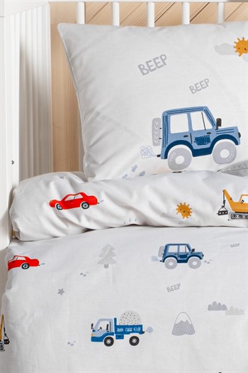 Kanz Dıgger Cars  Bebek Nevresim Takımı