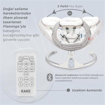 Kanz Flamingo Elektrikli Ana Kucagı Gri