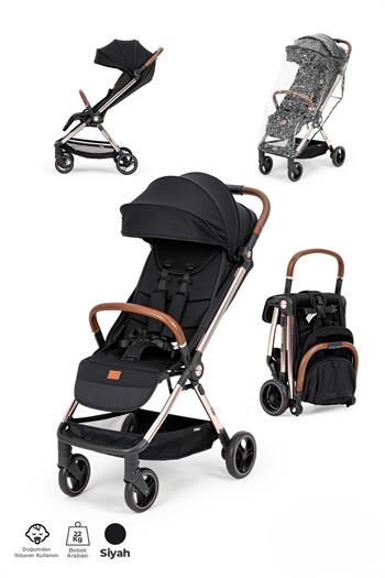 Kanz Fox Kabin Boy Bebek Arabası Siyah