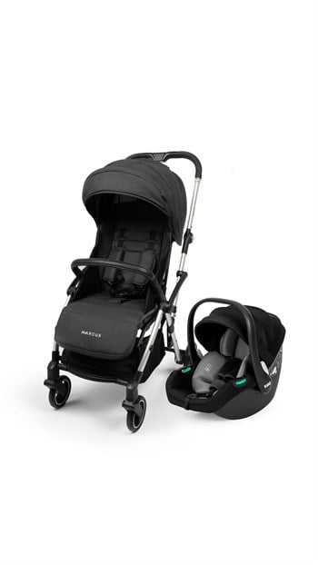 Kanz Marcus Kolay Katlanabilen Kabin Travel Sistem Bebek Arabası Raisin Black