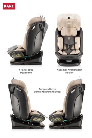 Kanz Orbit I-Size Oto Koltuğu Bej