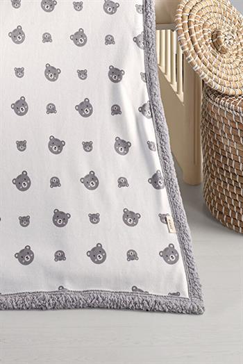 Kanz Polar Bebek Battaniye Örtüsü - Grey Bear