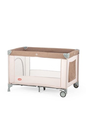 Kanz Pure&Sımple Park Yatak Oyun Parkı Kahve 70*110