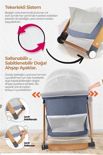 Kiwi Zoody Ahşap Oyun Parkı Gri