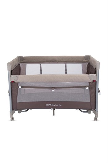 Kraft Baby Easy Fold PLUS Anne Yanı Oyun Parkı 70x110 cm Bej