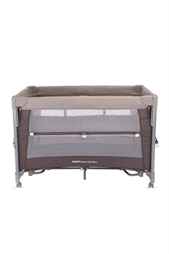 Kraft Baby Easy Fold PLUS Anne Yanı Oyun Parkı 70x110 cm Bej