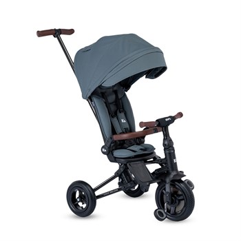 Kraft Baby Nova Deluxe 5 İn 1 Katlanır İtmeli Bisiklet - Gri