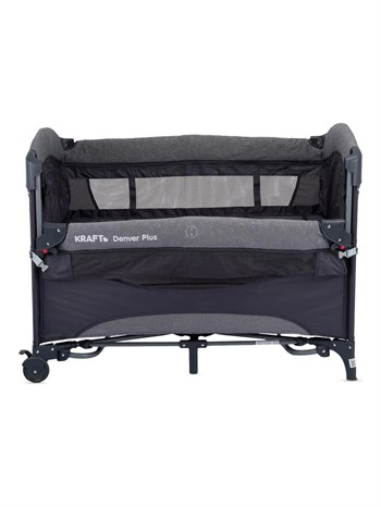 Kraft Denver Plus Oyun Parkı Anne Yanı Yatak Hediyeli Dark Grey 63*105 Cm