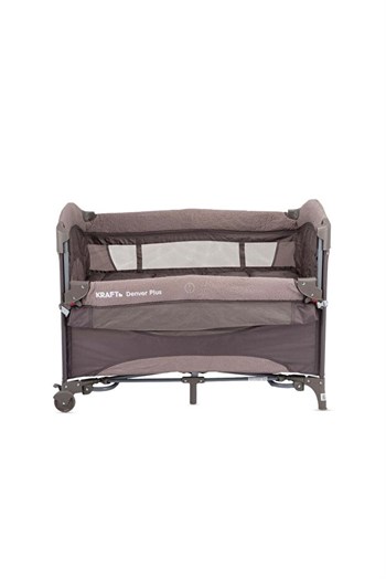 Kraft Denver Plus Oyun Parkı Anne Yanı Yatak Hediyeli Beıge 63*105 Cm