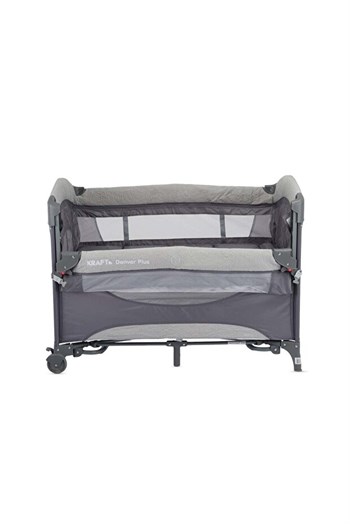 Kraft Denver Plus Oyun Parkı Anne Yanı Yatak Hediyeli Lıght Grey 63*105 Cm
