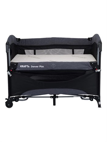Kraft Denver Plus Oyun Parkı Anne Yanı Yatak Hediyeli Black 63*105 Cm