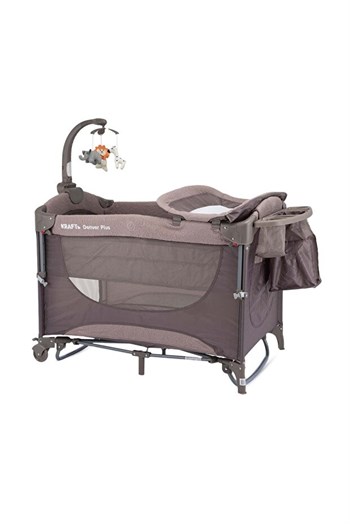 Kraft Denver Plus Oyun Parkı Anne Yanı Yatak Hediyeli Beıge 63*105 Cm