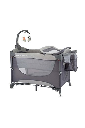 Kraft Denver Plus Oyun Parkı Anne Yanı Yatak Hediyeli Lıght Grey 63*105 Cm