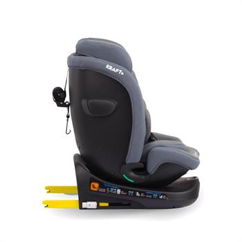 Kraft Ergo Fix i-Size (40-150 cm) 0-36 Kg Oto Koltuğu Gri