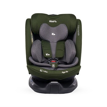 Kraft Figo Fix i-Size 40-150 cm (0-36 kg) Oto Koltuğu Green Grey