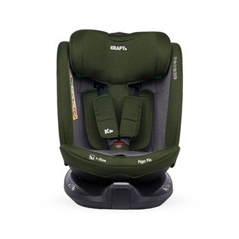 Kraft Figo Fix i-Size 40-150 cm (0-36 kg) Oto Koltuğu Green Grey